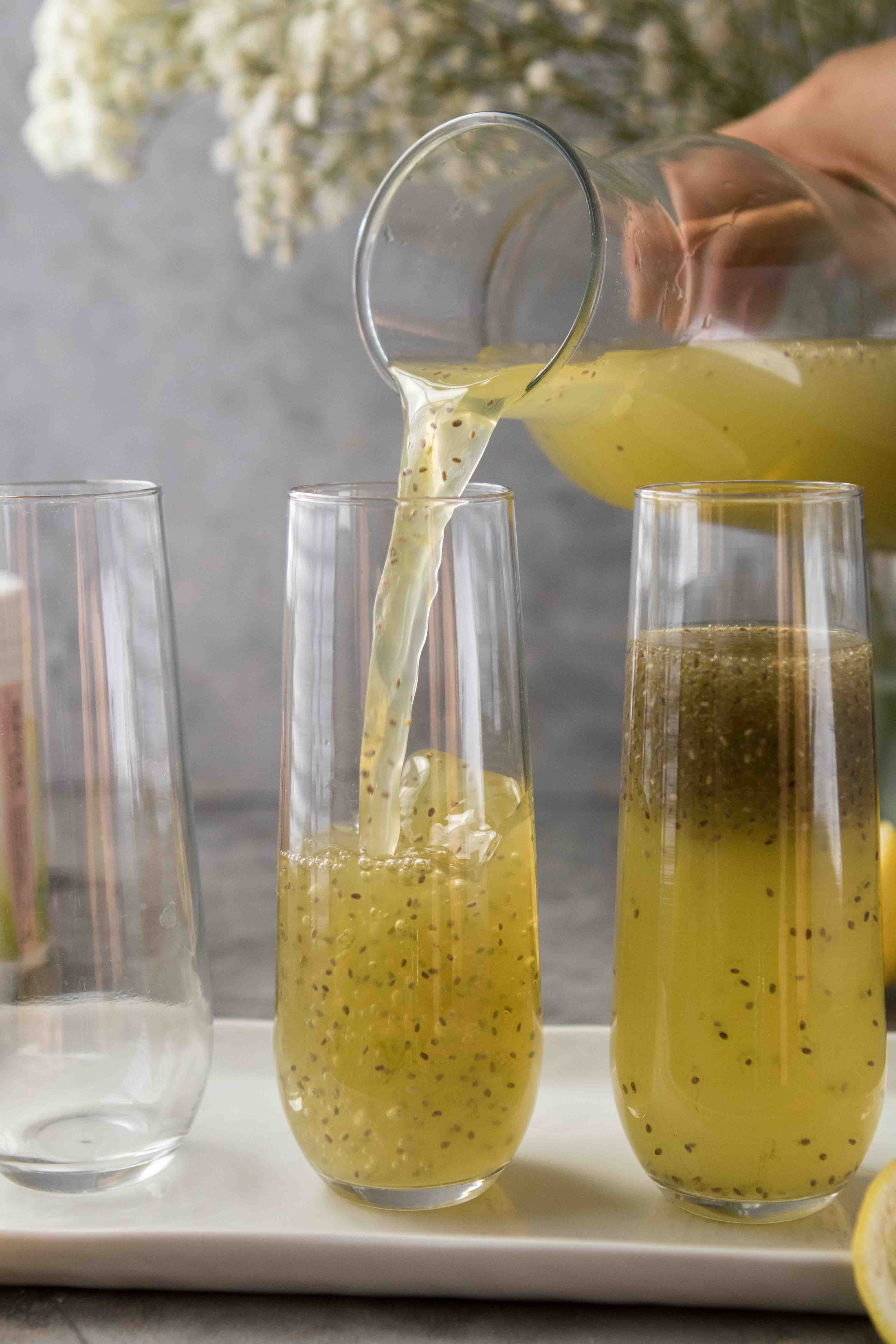 Limonade keto d'été au matcha