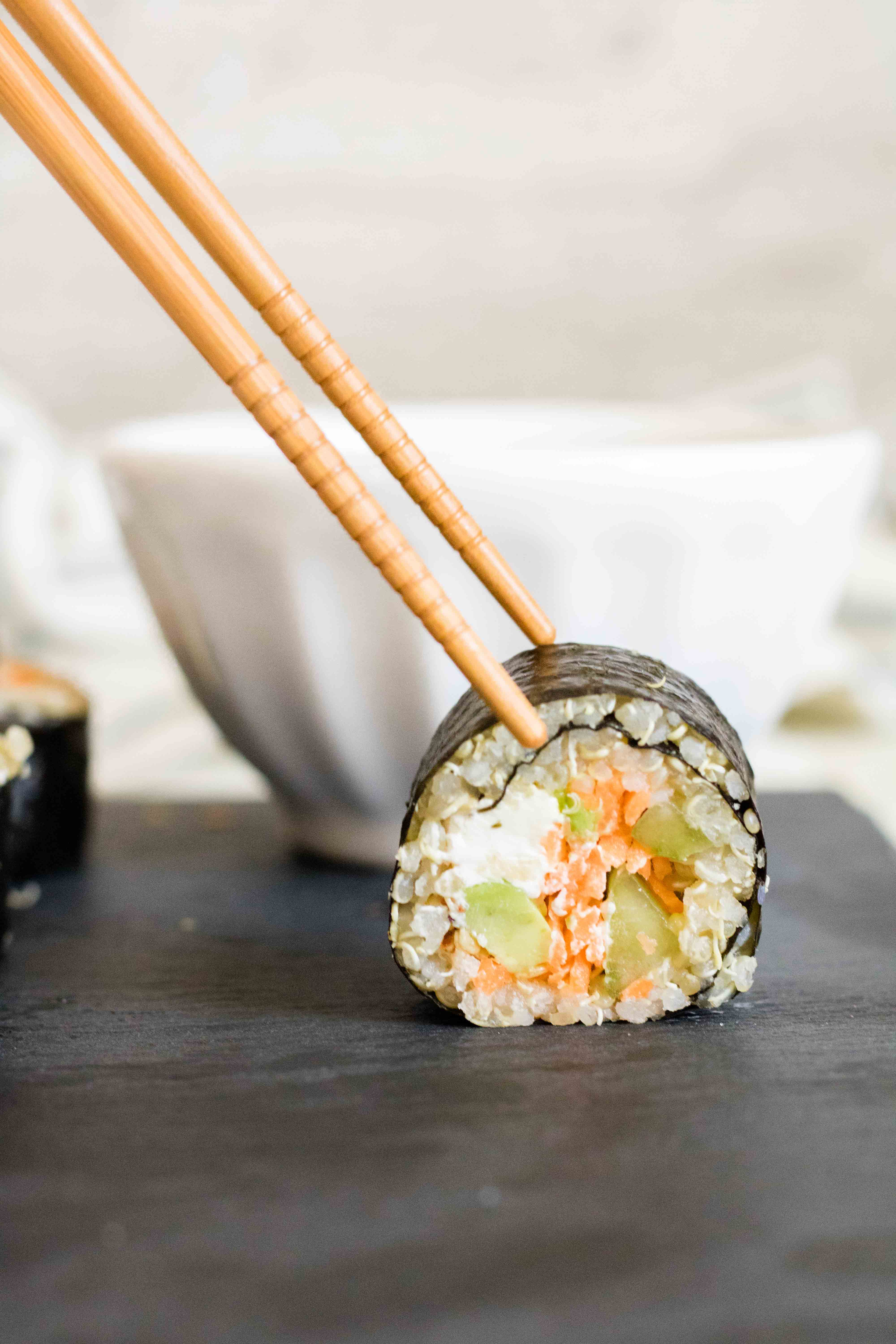 Sushi végétal au quinoa