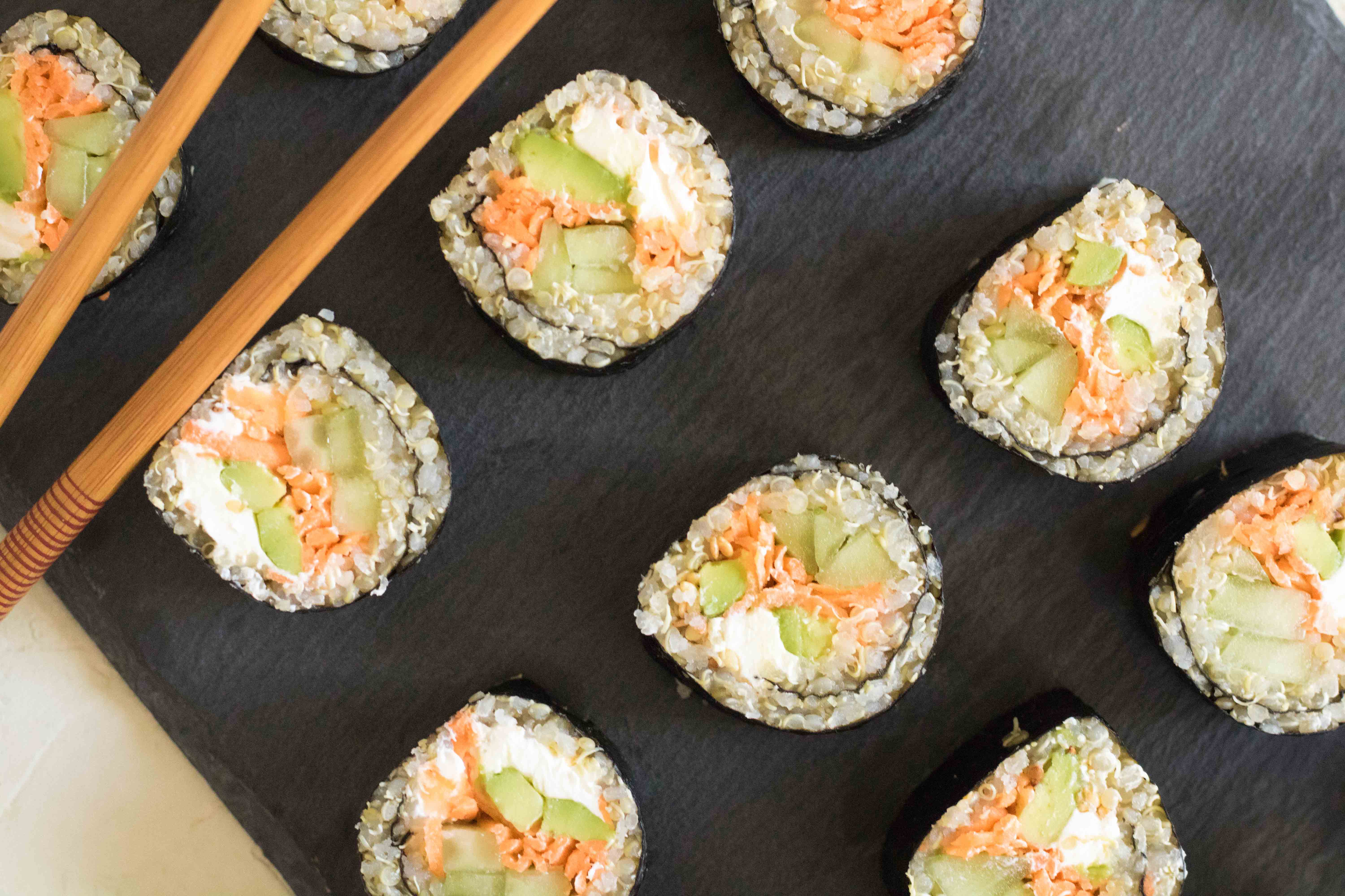 Rouleaux de sushi veggie
