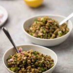 Une salade de lentilles méditerranéenne rapide et saine