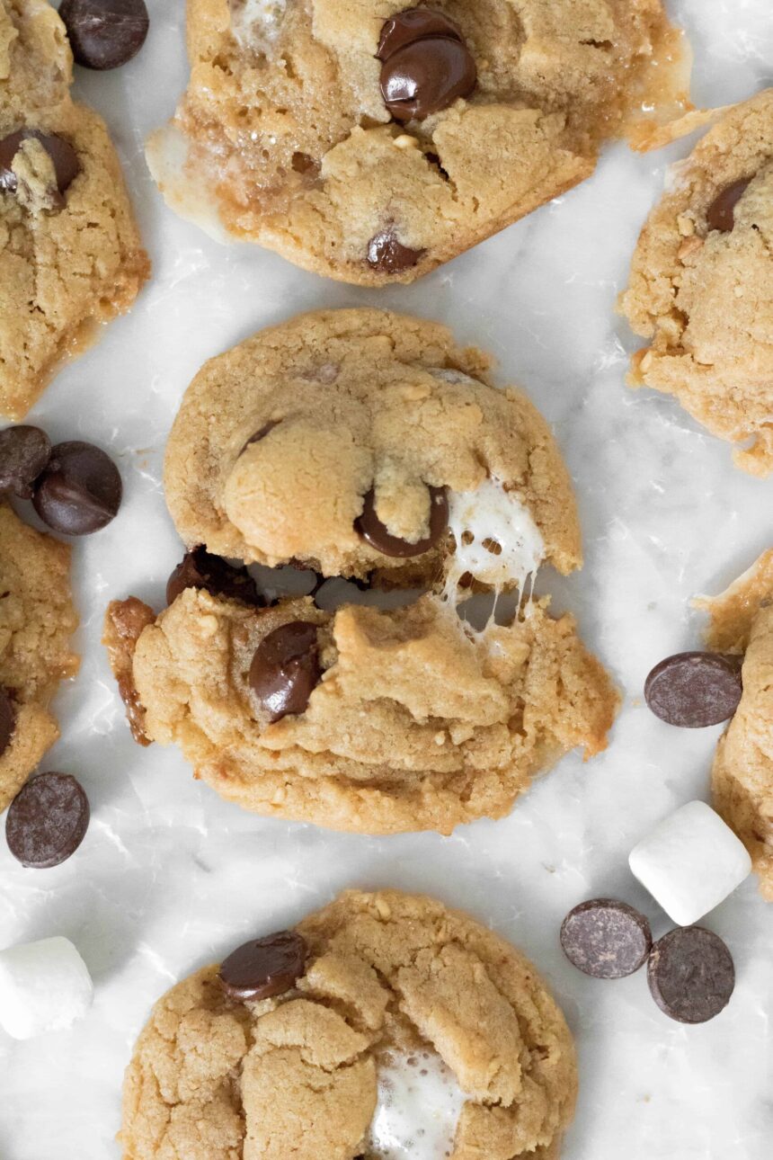 Biscuits S’mores au beurre de cacahuète