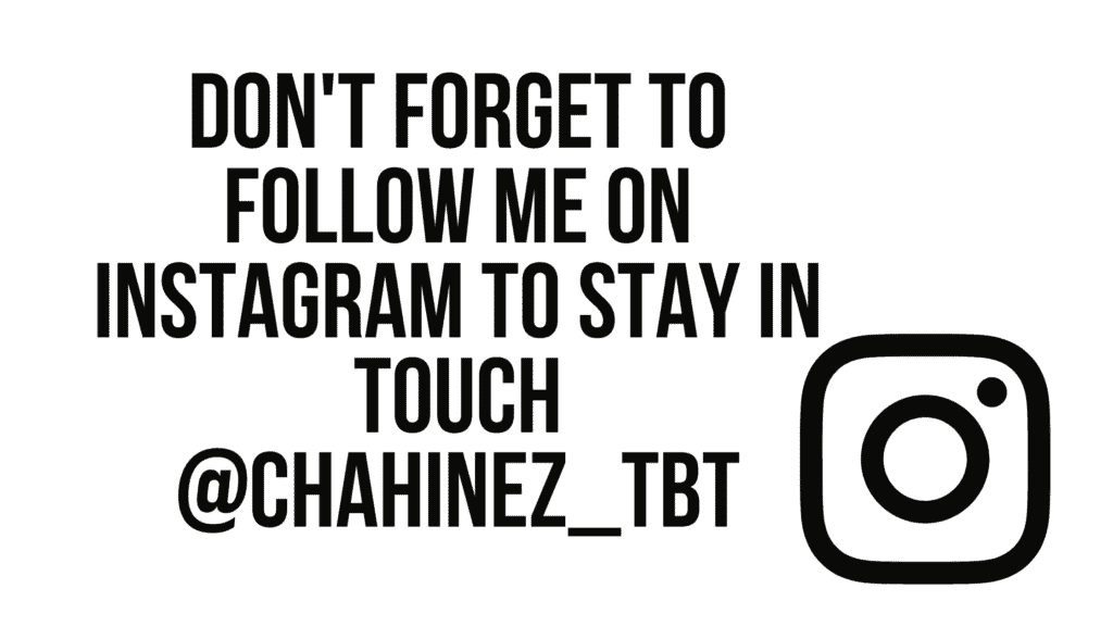 Suivez-moi sur Instagram