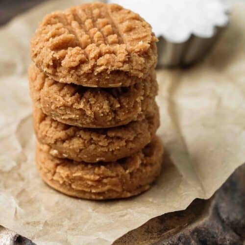 cookies à la pâte d'arachide sans cuisson