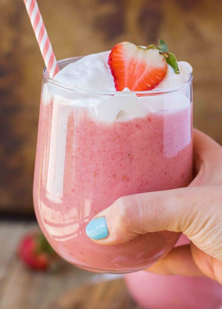 recette smoothie sain fraise banane