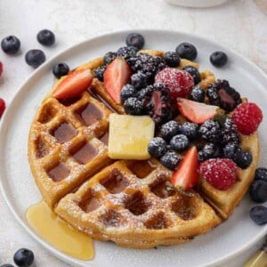 Gaufres au babeurre pour brunch
