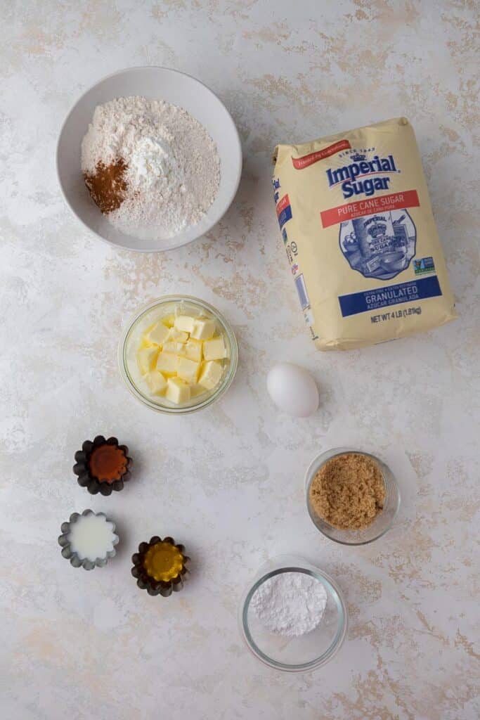 Ingrédients pour cookies Crumbl au petit pain au miel