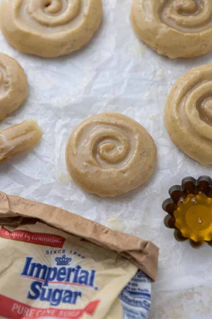 Cookies taille catering Crumbl au petit pain au miel