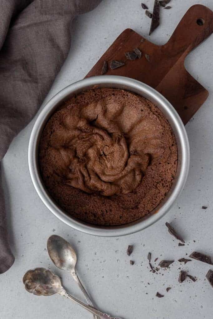 Brownies à croûte craquelée cuits à l'air