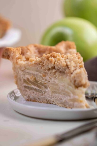La meilleure tarte aux pommes néerlandaise avec streusel croustillant