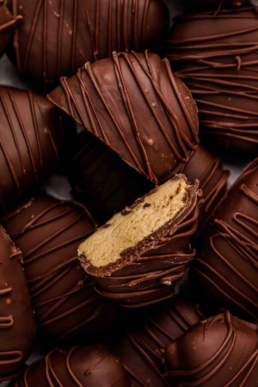 Œufs de Pâques au Beurre de Cacahuète ( recette imitation Reese’s)