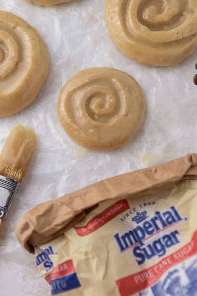 Sucre Imperial avec cookie aux petits pains au miel