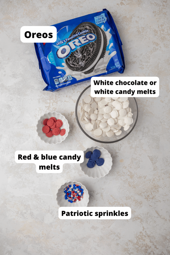 Ingrédients pour Oreo du 14 juillet