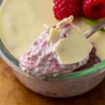 Avoine de la nuit aux framboises et chocolat blanc