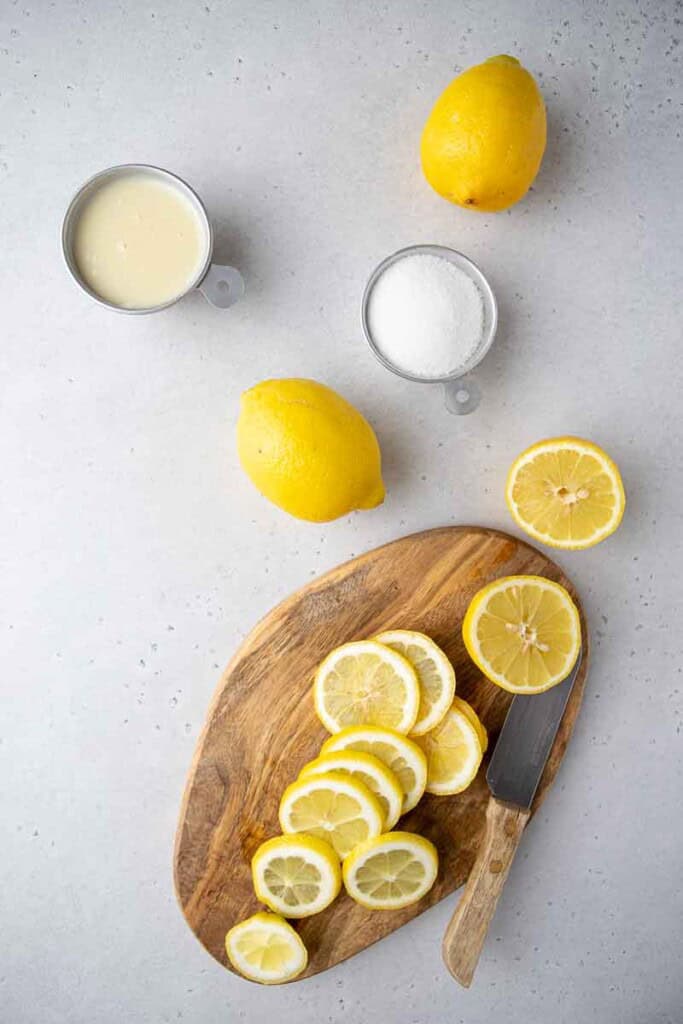 Ingrédients de la limonade crémeuse TikTok