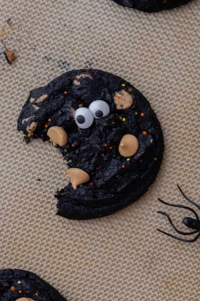 Cookies monstre noirs