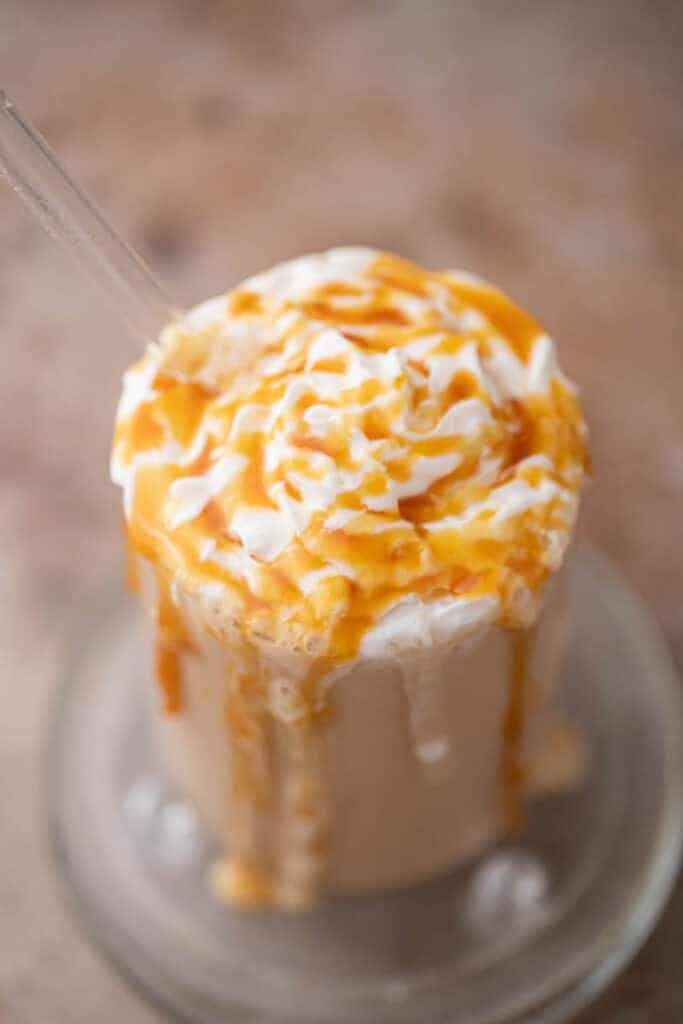frappé caramel maison type McDonald's