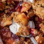 La meilleure recette de crumble aux canneberges et aux pommes jamais试!