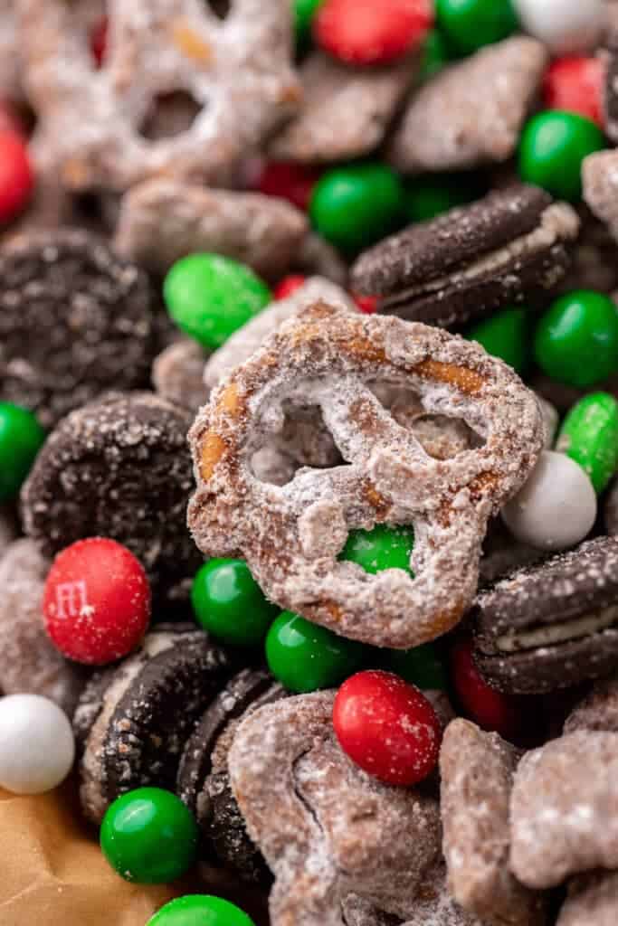 Christmas muddy buddies