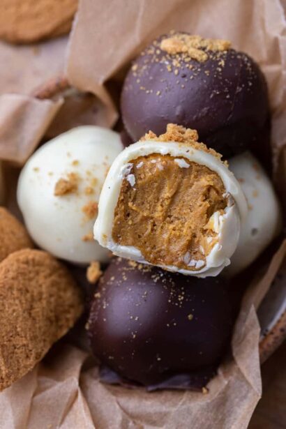 Truffes de citrouille enrobées de chocolat simplifiées