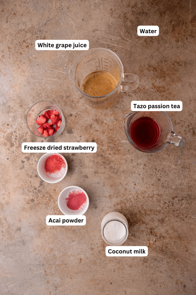 Ingrédients sur le comptoir