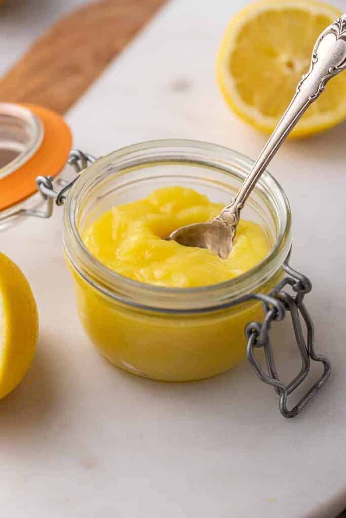 recette de crème au citron en petite quantité