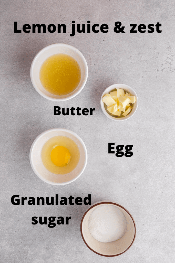 ingrédients de crème de citron