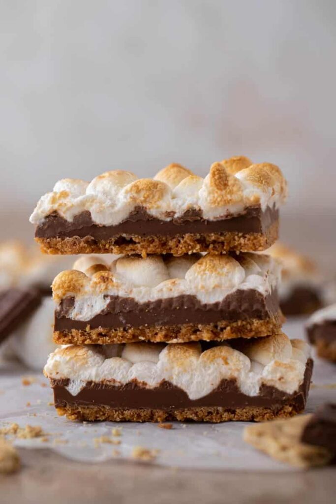 Pile de barres de s'mores Starbucks