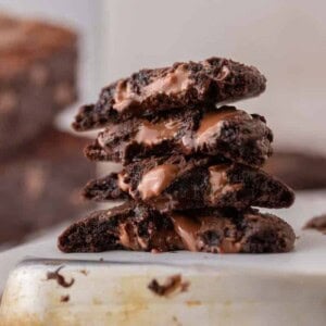 Cookies à la pâte de brownie