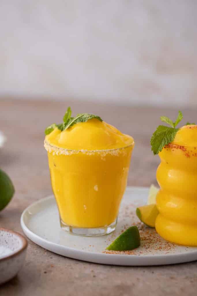 Margaritas glacées à la mangue