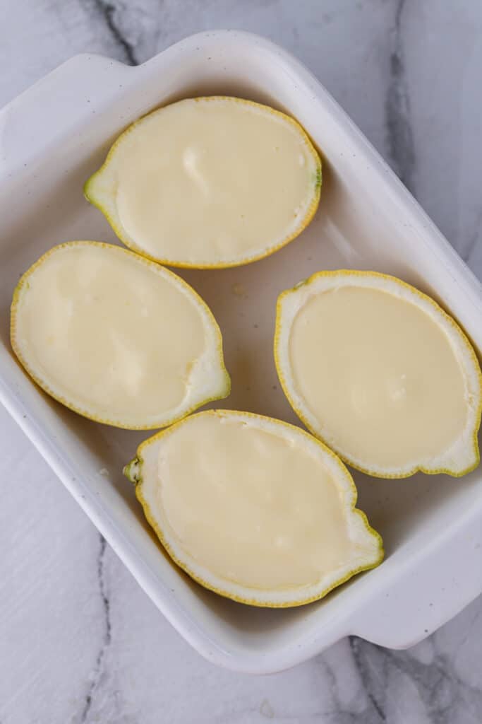 coques de citron remplies de crème