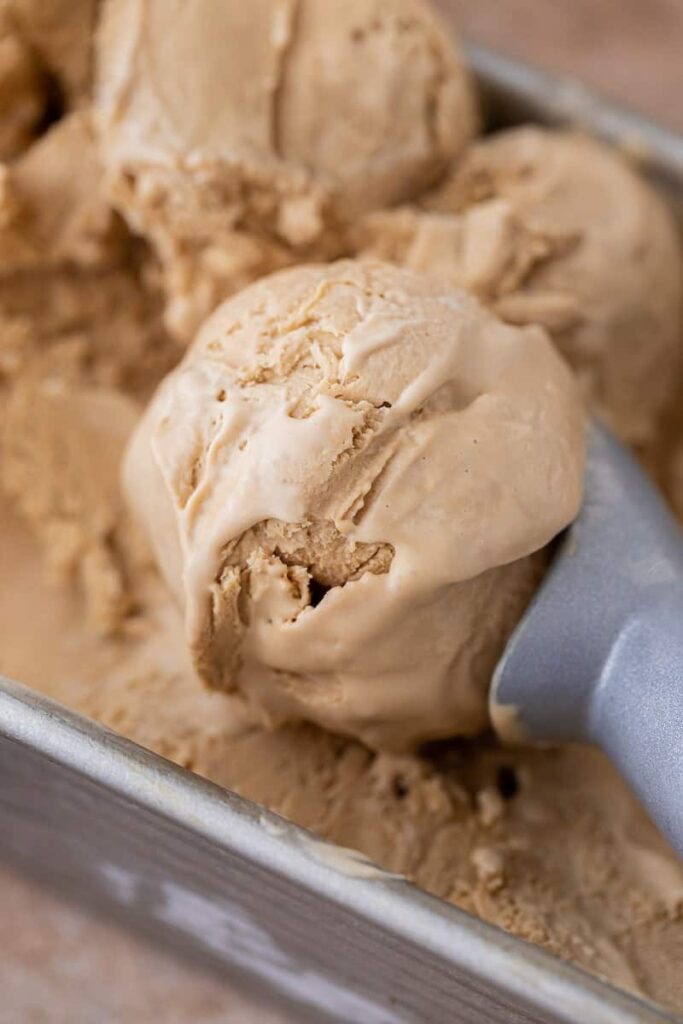 Glace au café sans churn