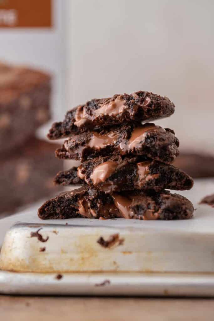 Cookies au mélange de brownie