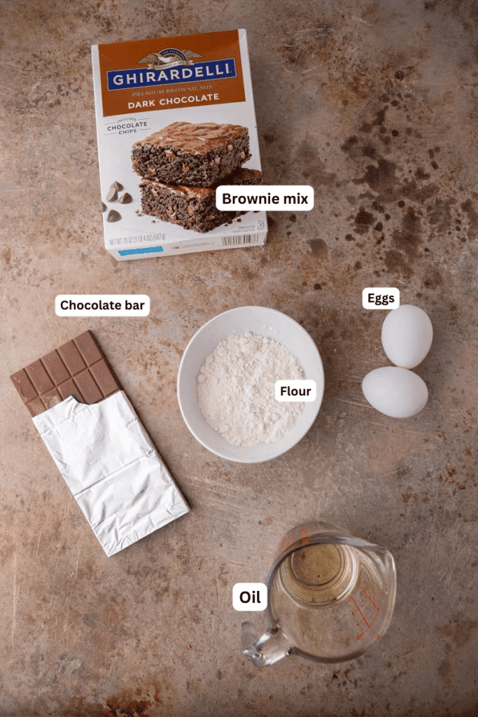 Ingrédients sur le comptoir