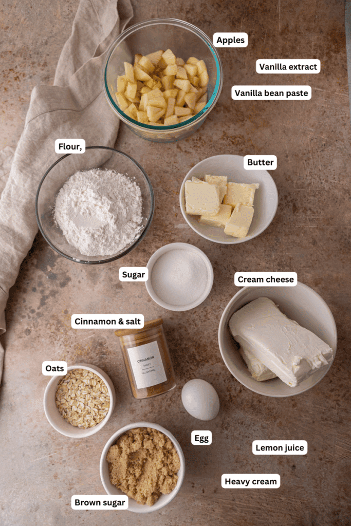 Ingrédients sur le comptoir