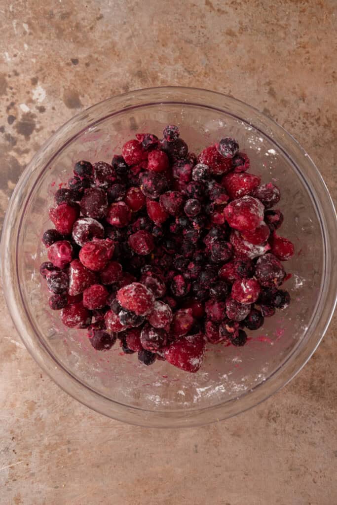 ingrédients de la pâte dans un bol
