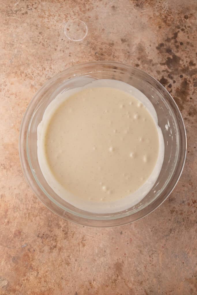 Ingrédients en cours de préparation