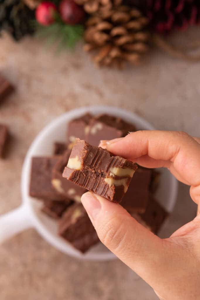 zoom sur la recette de fudge de see's candy