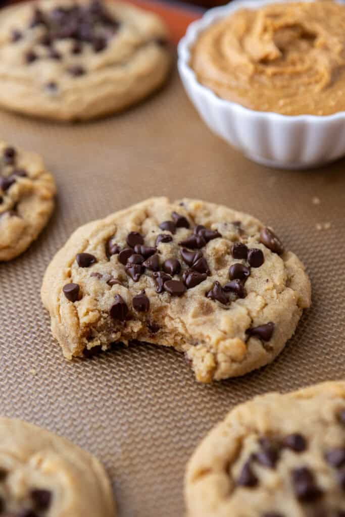 Cookie individuel au chocolat et beurre de cacahuète