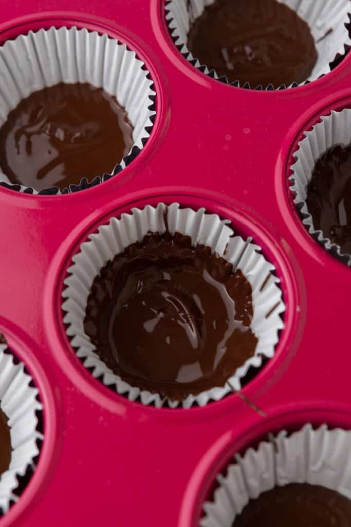 ingrédients fondus dans une caissette