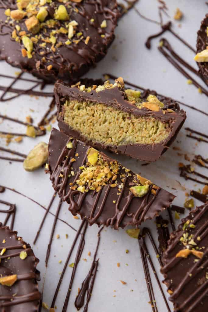 Vue aérienne des cups au chocolat de Dubaï