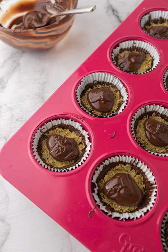 ingrédients dans une caissette