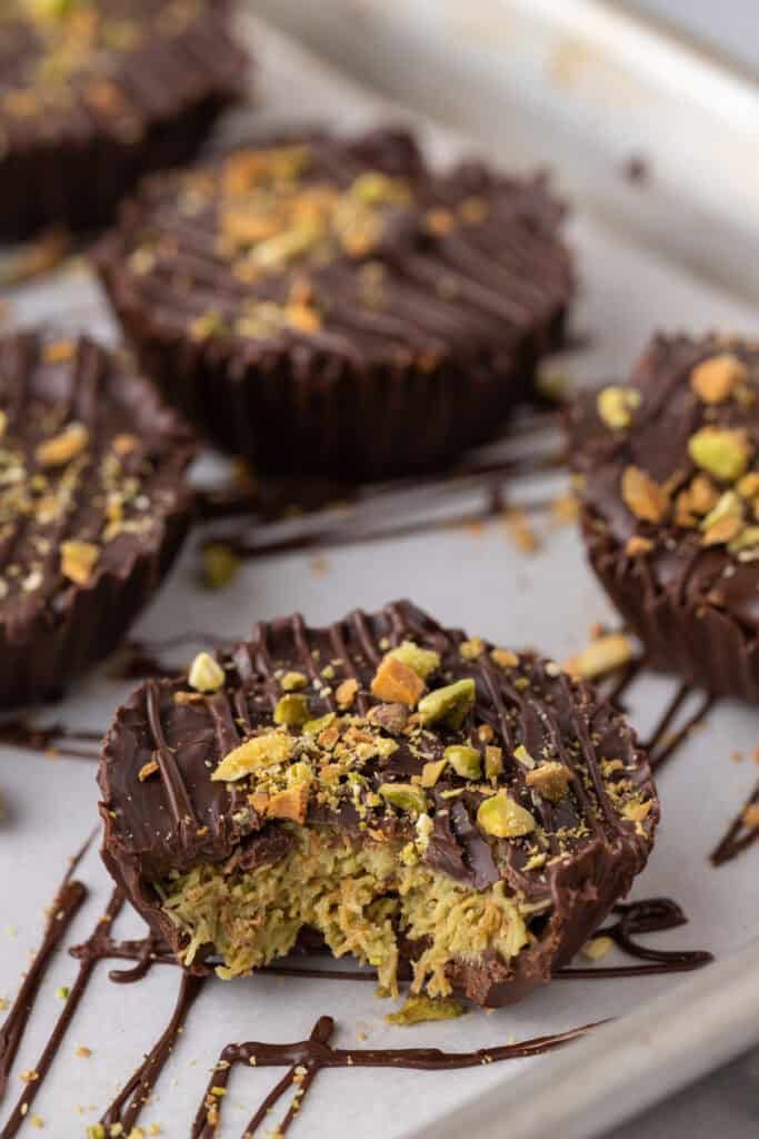 Cup au chocolat de Dubaï ouvert