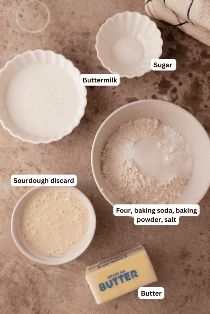 ingrédients pour biscuits à la levure