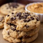 Les Meilleures Cookies aux Pépites de Chocolat et Beurre de Cacahuète