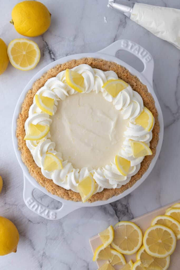 ingrédients dans une croûte