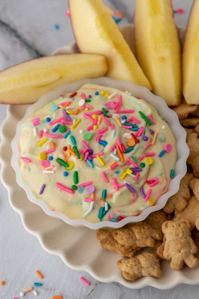 Zoom sur le dip virale haute en protéines Dunkaroo